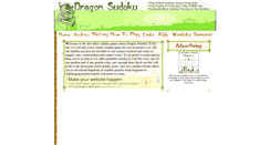 Desktop Screenshot of dragonsudoku.co.uk