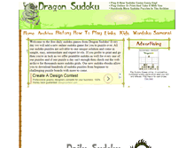 Tablet Screenshot of dragonsudoku.co.uk